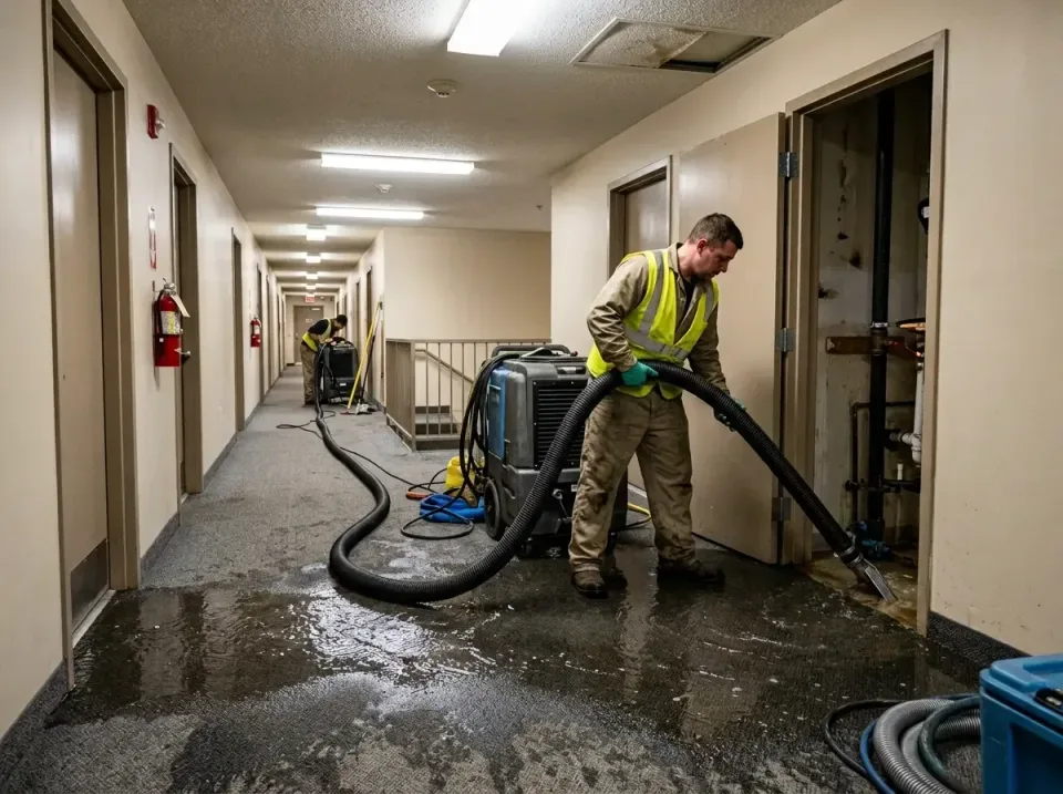 multi-unit-apartment-hallway-f-005 — frequently asked questions, Emergency Burst Pipe Water Extraction & Removal in Whitinsv…